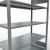 Grundregal, Büro-Fachbodenregal Stecksystem MULTIplus150, 1800 x 1300 x 600 mm (HxBxT), 5 Fachböden, Längenriegel, verzinkt, ohne Mittelanschlag