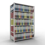 Grundregal, Büro-Fachbodenregal Stecksystem...