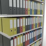 Anbauregal, Büro-Fachbodenregal Stecksystem MULTIplus150, 2000 x 1300 x 600 mm (HxBxT), 6 Fachböden, Längenriegel, RAL 7035 lichtgrau, ohne Mittelanschlag