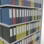 Anbauregal, Büro-Fachbodenregal Stecksystem MULTIplus150, 2300 x 1300 x 600 mm (HxBxT), 7 Fachböden, Längenriegel, RAL 7035 lichtgrau, ohne Mittelanschlag