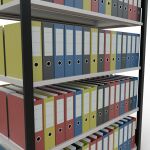 Grundregal, Büro-Fachbodenregal Stecksystem MULTIplus150, 1800 x 1300 x 600 mm (HxBxT), 5 Fachböden, Längenriegel, schwarz/RAL 7035 lichtgrau, ohne Mittelanschlag