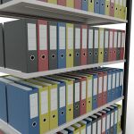 Anbauregal, Büro-Fachbodenregal Stecksystem MULTIplus150, 1800 x 1300 x 600 mm (HxBxT), 5 Fachböden, Längenriegel, schwarz/RAL 7035 lichtgrau, ohne Mittelanschlag