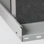 Anbauregal, Büro-Fachbodenregal Schraubsystem...