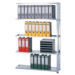 Anbauregal, Büro-Fachbodenregal Schraubsystem...