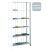 Anbauregal, Schraub-Fädelstäberegal BASIC70, 2000 x 900 x 350 mm (HxBxT), 6 Fachböden, verzinkt