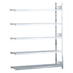 Anbauregal, Weitspannregal WS 2000 mit Stahlböden,...