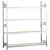 Grundregal, Weitspannregal WS 2000 mit Spanplatten, 2500 x 1500 x 600 mm (HxBxT), verzinkt, 4 Ebenen, Fachlast 400 kg, Feldlast 1.600 kg