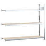 Anbauregal, Weitspannregal WS 2000 mit Spanplatten, 2000...