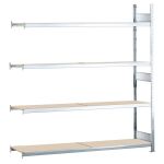 Anbauregal, Weitspannregal WS 2000 mit Spanplatten, 2500...