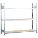Grundregal, Weitspannregal WS 2000 mit Spanplatten, 2000...