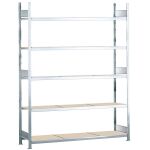 Grundregal, Weitspannregal WS 2000 mit Spanplatten, 3000...