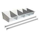 Zusatzebene mit Gitterkörben, WS 2000, 2000 x 400...