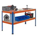 Z1-Packtisch mit Lagerebene, 990 x 2450 x 621 mm,...