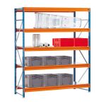 GR, Weitspannregal mit Stahlpaneelen W 100, 3000 x 1785 x...