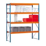 GR, Weitspannregal mit Stahlpaneelen W 100, 2500 x 2140 x...