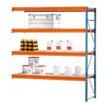 AR, Weitspannregal mit Stahlpaneelen W 100, 2500 x 2140 x...