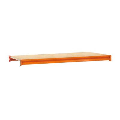 Zusatzebene mit Spanplatten, W 100, 1785 x 800 mm, orange/verzinkt, Fachlast 600 kg