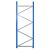W 100-Ständerrahmen, unmontiert, 2500x600 mm, blau/verzinkt