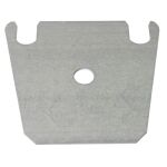 Unterlegplatte 2 mm für W 100 - Fuß, verzinkt