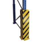 Rammschutzecke L-Form, H = 800 mm, gelb/schwarz