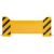 Rammschutzwand, 400 x 800 mm (H x B), gelb/schwarz