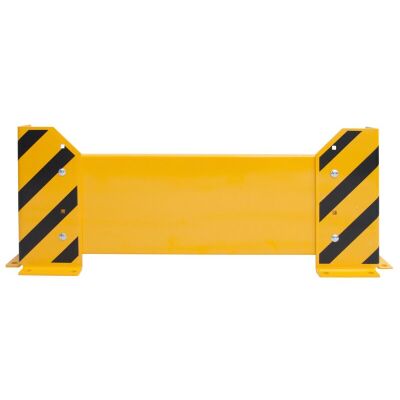 Rammschutzwand, 400 x 1100 mm (H x B), gelb/schwarz