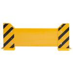 Rammschutzwand, 400 x 1100 mm (H x B), gelb/schwarz