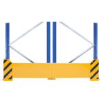 Rammschutzwand für Doppelregale, 400 x (800+200+800)...