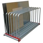 Tafel-Regal, 1000 x 560 x 2030 mm HxBxT, Gestell RAL 3000...