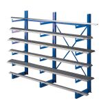 K 1000 Kragarmregal-Set, einseitig, 2000 x 2500 x 500,...