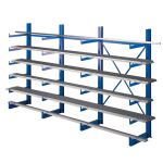 K 1000 Kragarmregal-Set, einseitig, 2000 x 3750 x 500,...