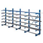 K 1000 Kragarmregal-Set, einseitig, 2000 x 5000 x 500,...