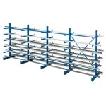 K 1000 Kragarmregal-Set, doppelseitig, 2000 x 5000 x...