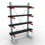 K 3000 Komplettregal, einseitig, 2500 x 1300 x 500 mm,...