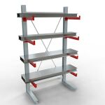 K 3000 Komplettregal, einseitig, 2500 x 1300 x 600 mm,...