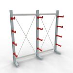 K 3000 Komplettregal, einseitig, 2500 x 2600 x 400 mm,...