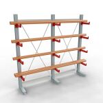 K 3000 Komplettregal, einseitig, 2500 x 2600 x 400 mm,...