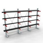 K 3000 Komplettregal, einseitig, 2500 x 3900 x 400 mm,...