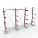 K 3000 Komplettregal, einseitig, 2500 x 3900 x 500 mm,...