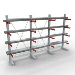 K 3000 Komplettregal, einseitig, 2500 x 3900 x 500 mm,...