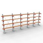 K 3000 Komplettregal, einseitig, 2500 x 6500 x 400 mm,...