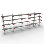 K 3000 Komplettregal, einseitig, 2500 x 6500 x 500 mm,...