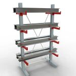 K 3000 Komplettregal, doppelseitig, 2500 x 1300 x 400 mm,...