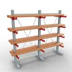 K 3000 Komplettregal, doppelseitig, 2500 x 2600 x 400 mm,...