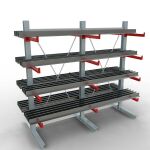 K 3000 Komplettregal, doppelseitig, 2500 x 2600 x 600 mm,...