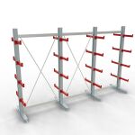 K 3000 Komplettregal, doppelseitig, 2500 x 3900 x 400 mm,...