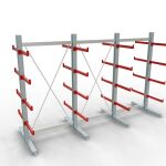 K 3000 Komplettregal, doppelseitig, 2500 x 3900 x 600 mm,...