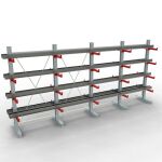 K 3000 Komplettregal, doppelseitig, 2500 x 5200 x 400 mm,...