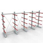 K 3000 Komplettregal, doppelseitig, 2500 x 5200 x 600 mm,...