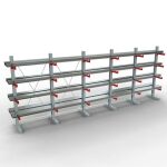 K 3000 Komplettregal, doppelseitig, 2500 x 6500 x 400 mm,...